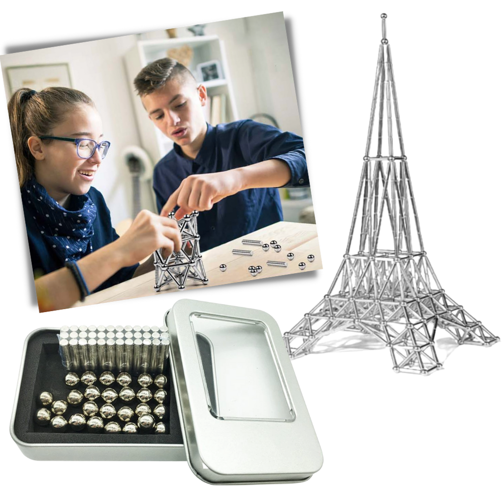 Magnetische constructie Stokken en Ballen