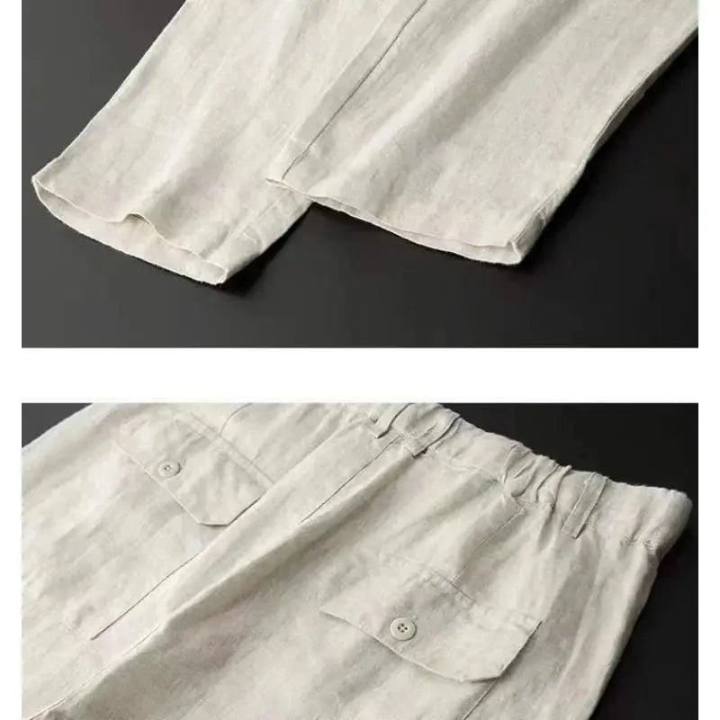 Linnen Herenpak Classico – Tijdloze elegantie voor bruiloften en evenementen