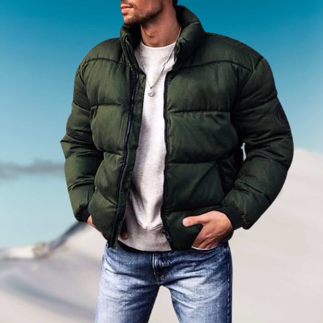 MetroWarm Heren Pufferjack – Stijlvolle Winterjack met Comfortabele Pasvorm