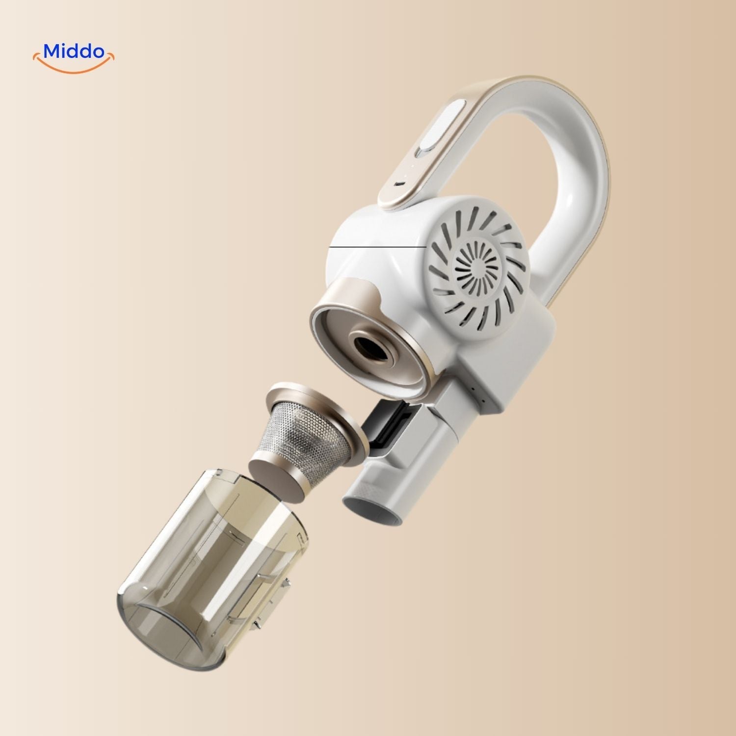 ReinClean MopVac™ | Draadloze stofzuiger met krachtige zuigkracht & effectieve mijtenverwijdering!