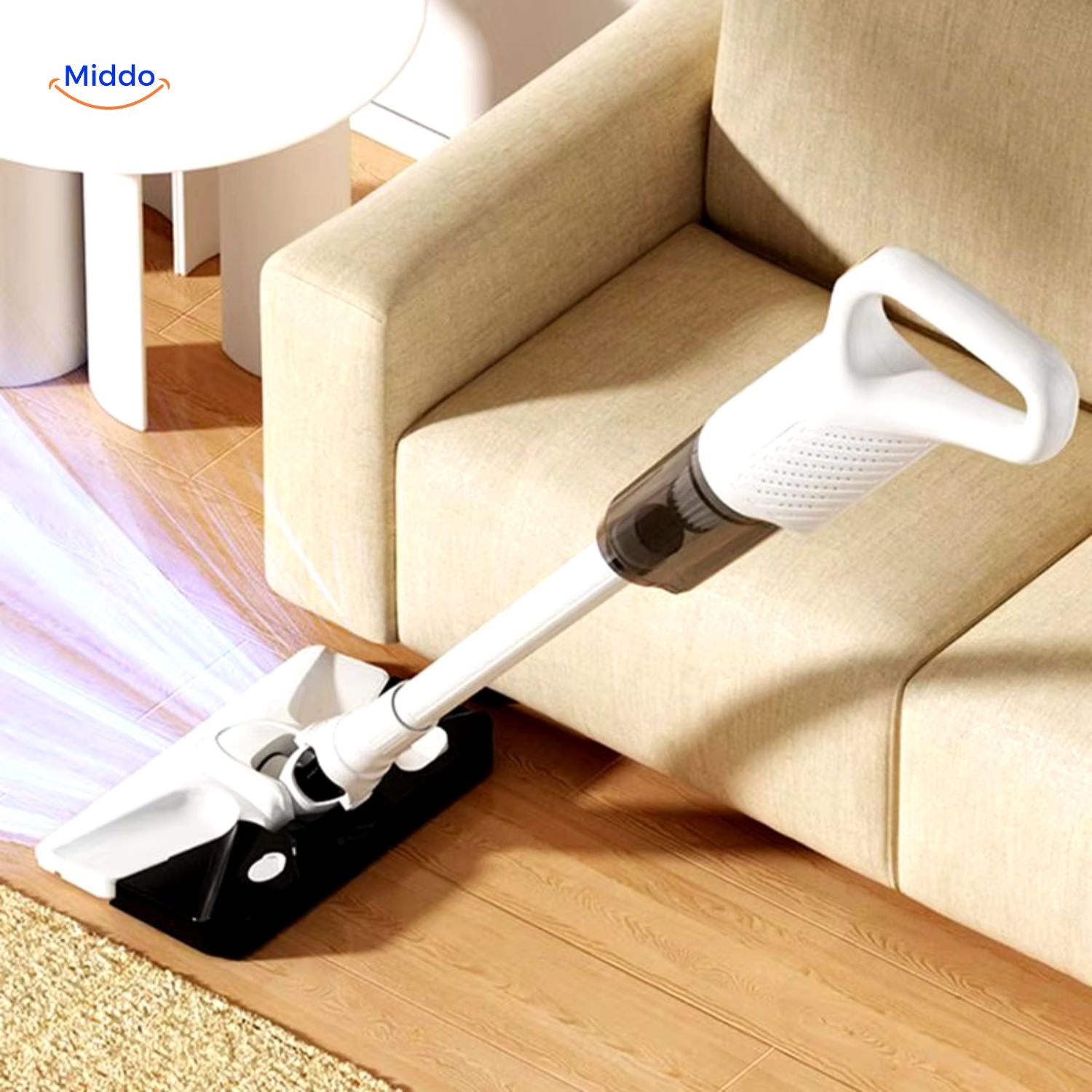 ReinClean MopVac™ | Draadloze stofzuiger met krachtige zuigkracht & effectieve mijtenverwijdering!