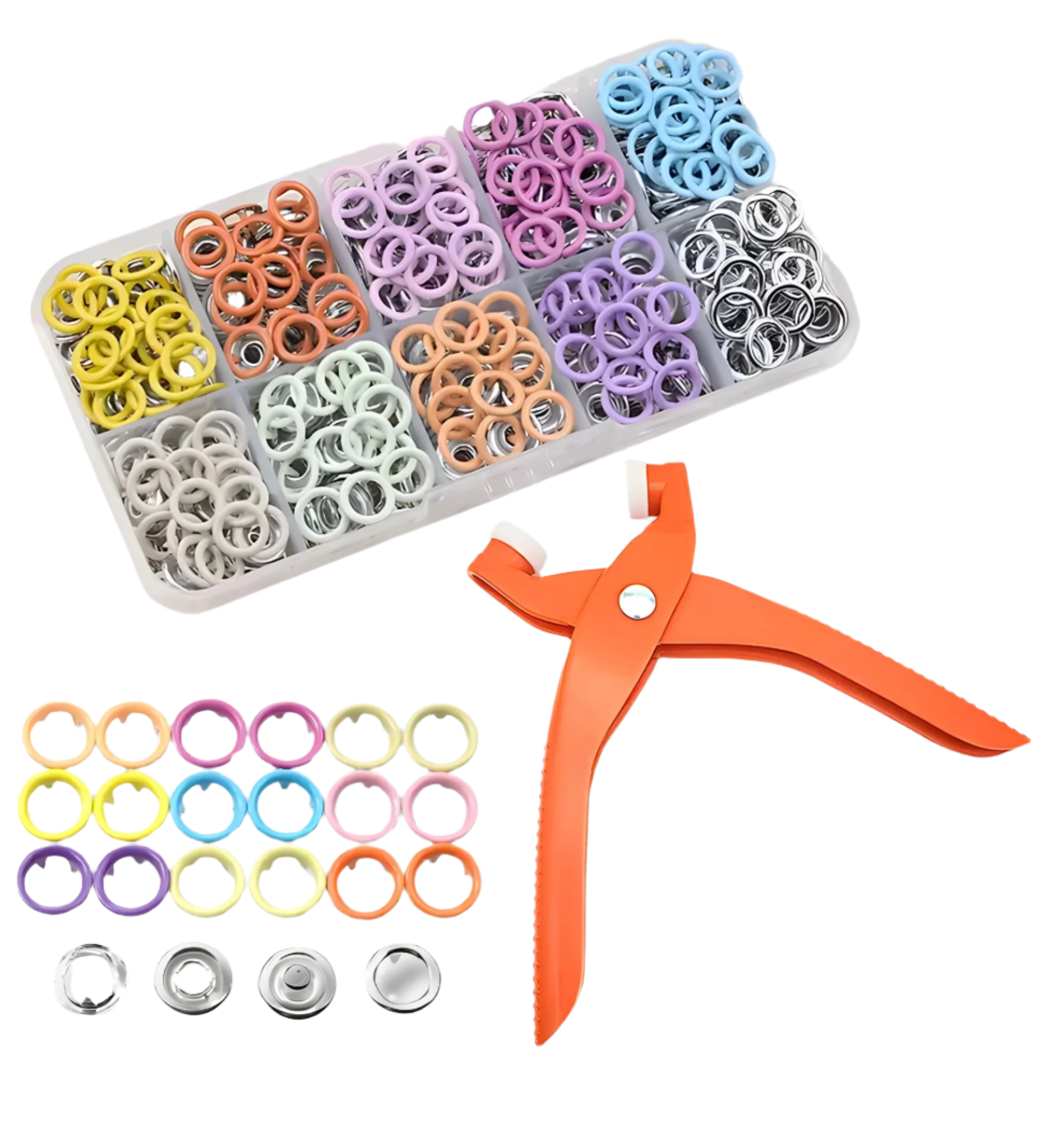 LuxiFix Knoppen Bevestigingsset | Eenvoudig en snel knoppen bevestigen met een gratis extra set