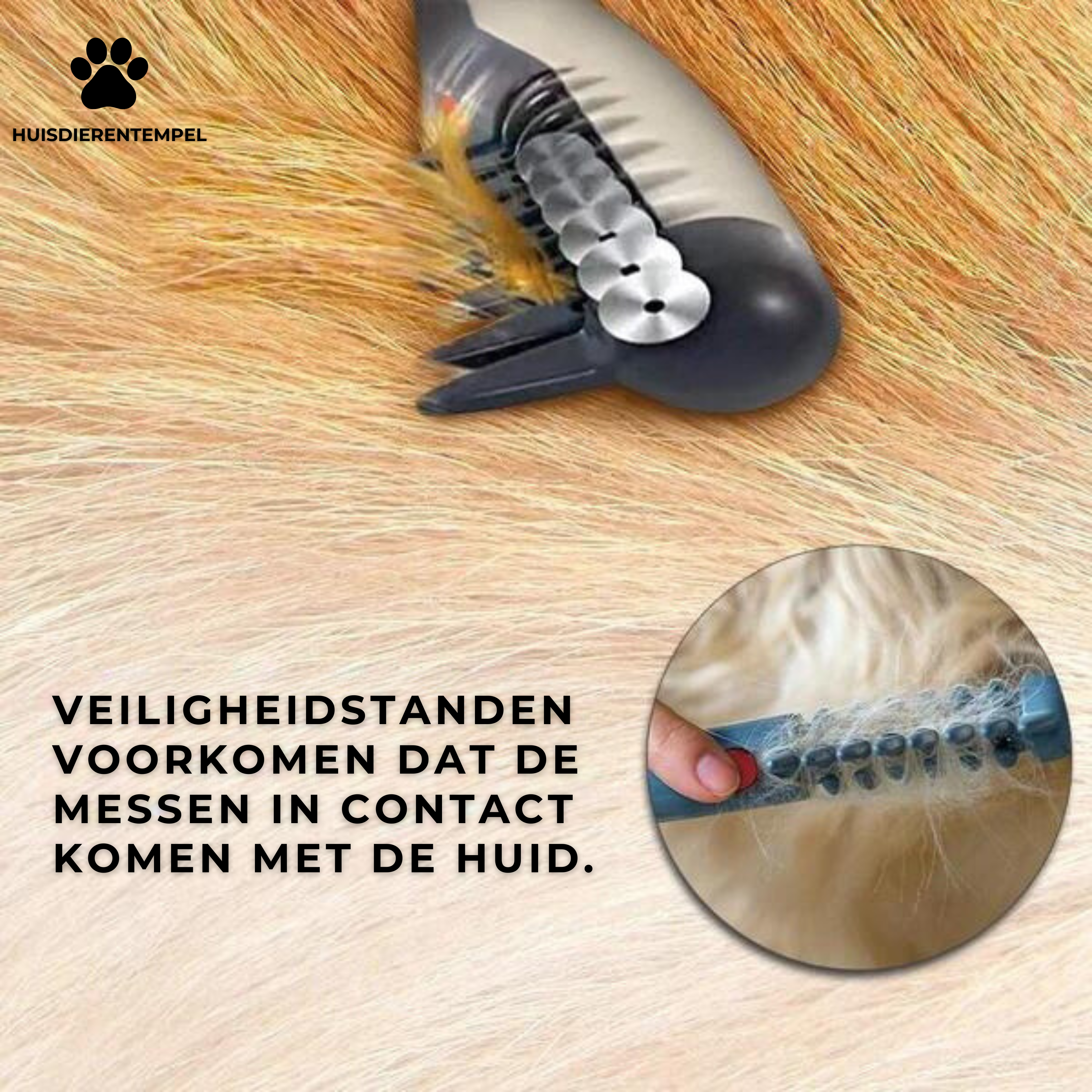 Professionele Hondenverzorgingsschaar – Laag Geluid, Draadloos, Precisiesnijden voor Honden en Katten