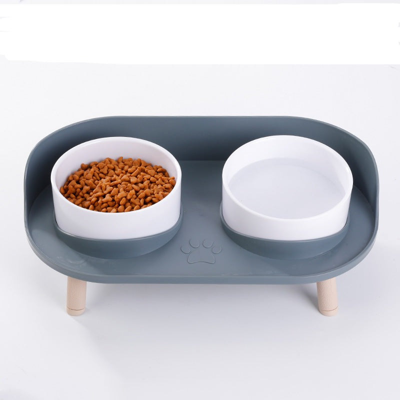 Flexifeast Verhoogde Voerbak Station voor Grote Honden met Antislip Basis
