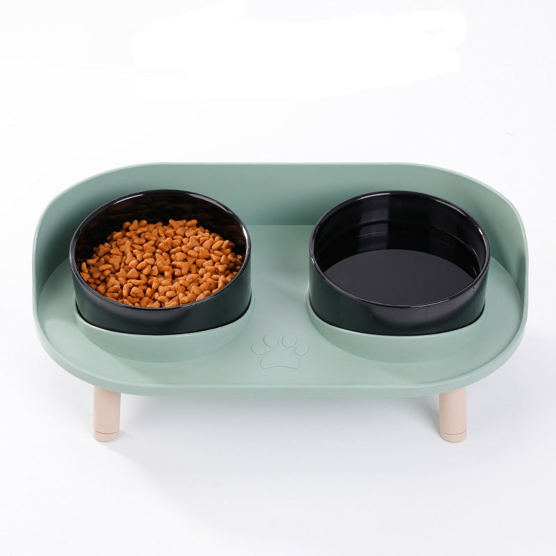 Flexifeast Verhoogde Voerbak Station voor Grote Honden met Antislip Basis
