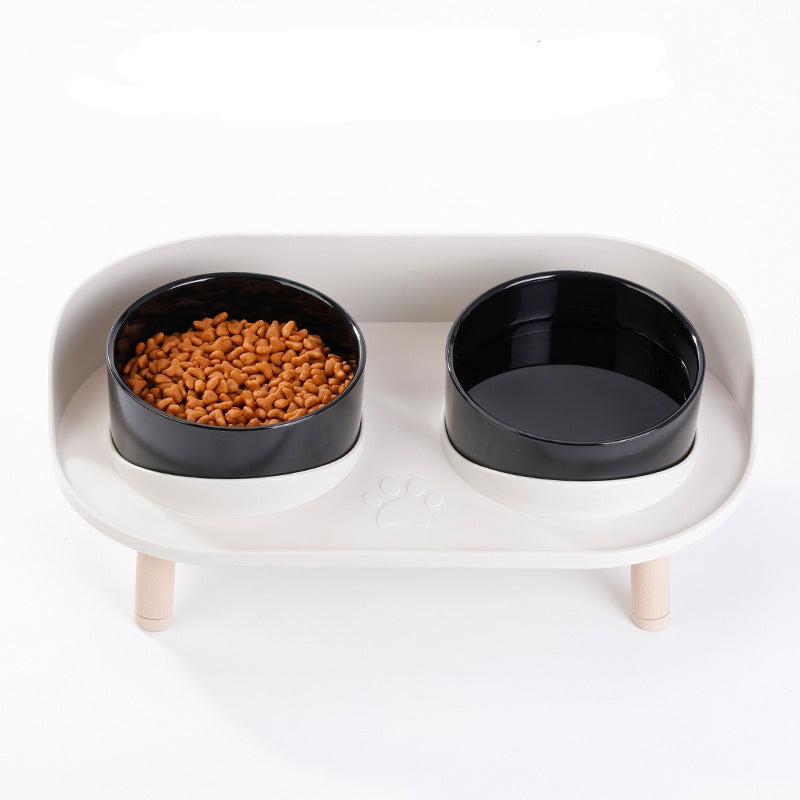 Flexifeast Verhoogde Voerbak Station voor Grote Honden met Antislip Basis