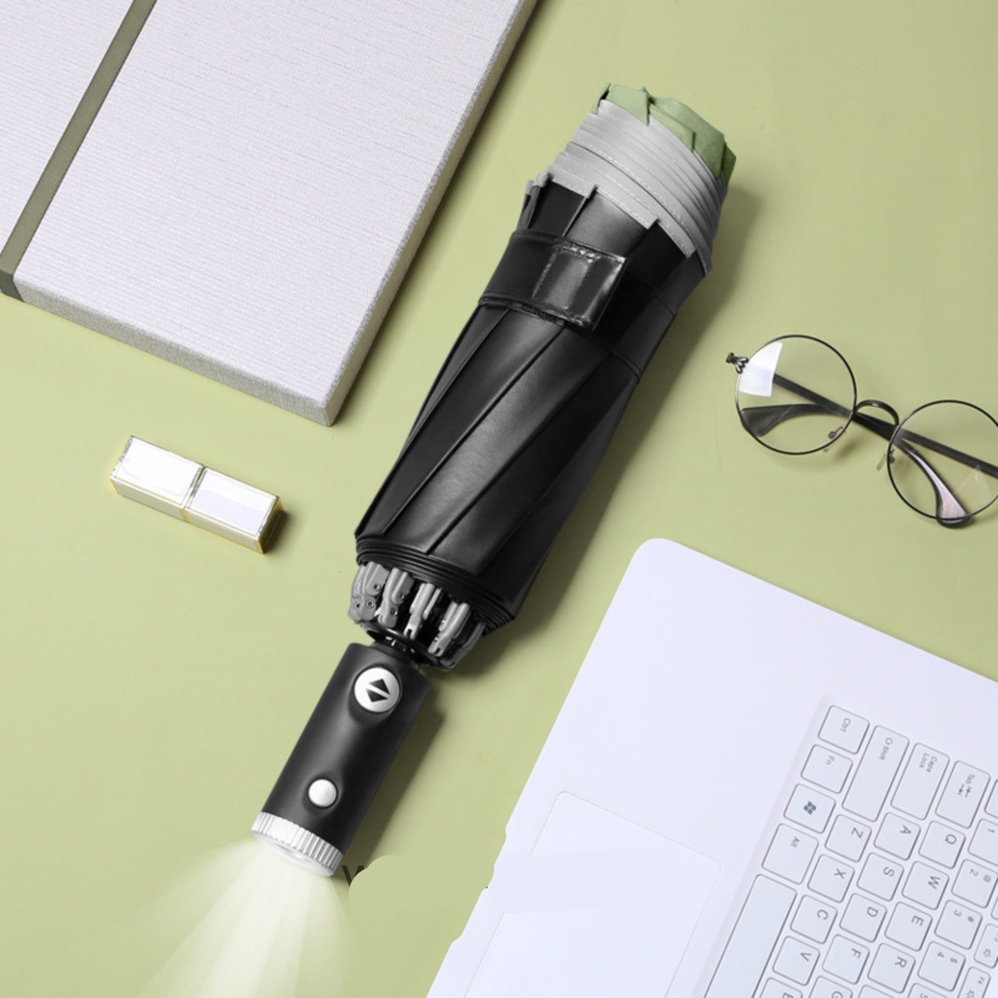 Éclat | Automatische winddichte paraplu | Reflecterende rand | Elegante design