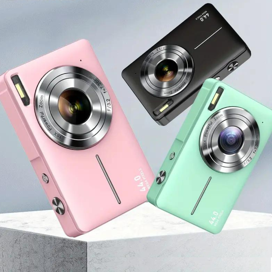 Vintage Digitale Camera met 1080p Video-opname – Lichtgewicht en Draagbare Retro Fotografie Camera
