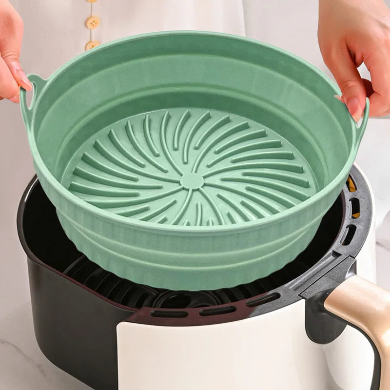 Siliconen Grillpan | Houdt de Airfryer en Oven voorgoed schoon