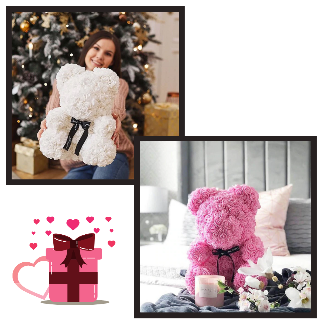 Roses teddybeer