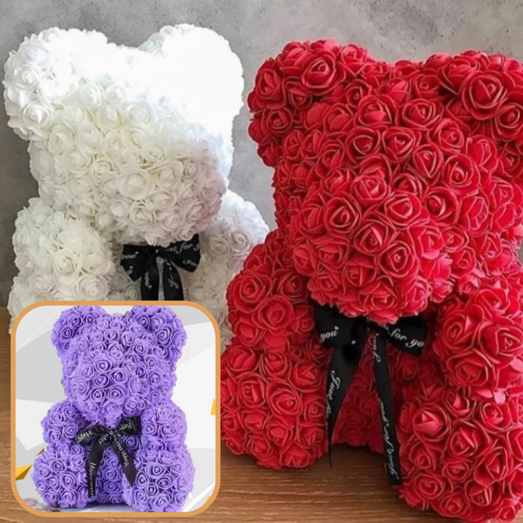 Roses teddybeer