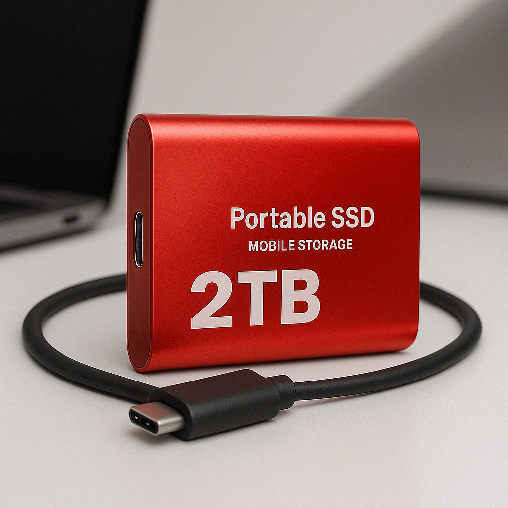 DataSprint Externe SSD 2TB – Snelle USB-C opslag tot 1050 MB/s