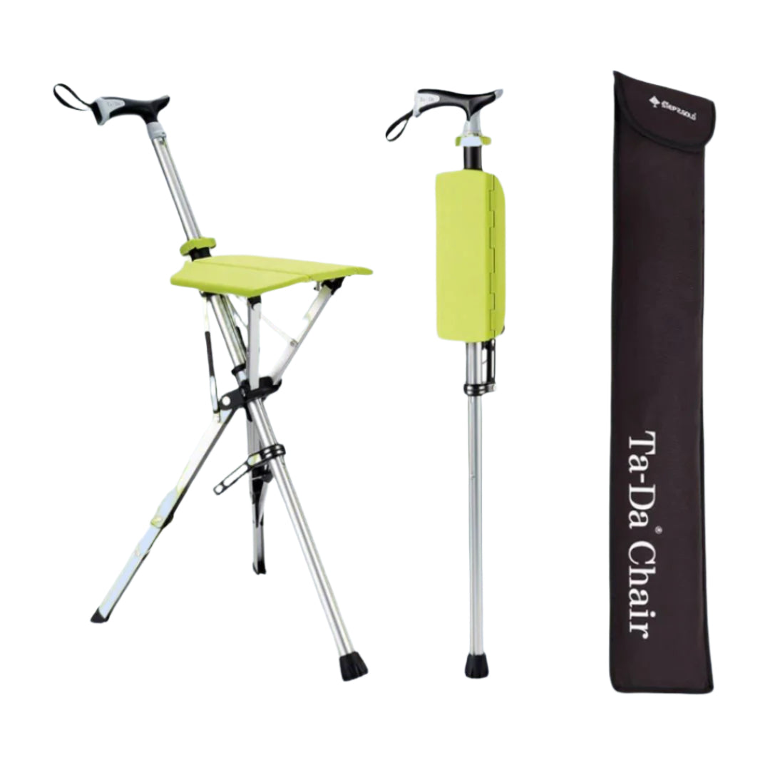 CrutchSeat | Opvouwbare kruk voor krukken – optimaal comfort – ergonomisch ontwerp – licht en draagbaar