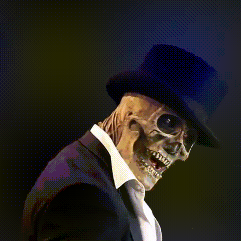 FancySkull kostuum | Jaag iedereen de stuipen op het lijf!