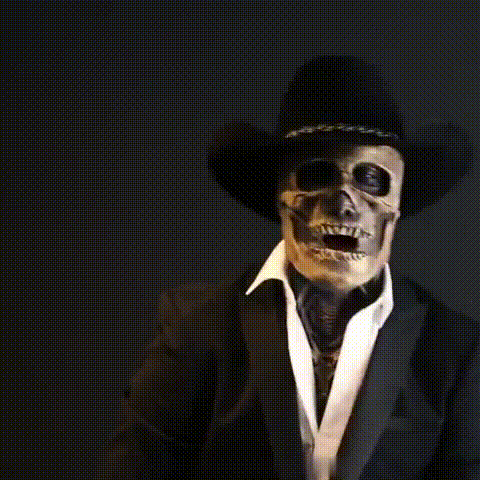 FancySkull kostuum | Jaag iedereen de stuipen op het lijf!