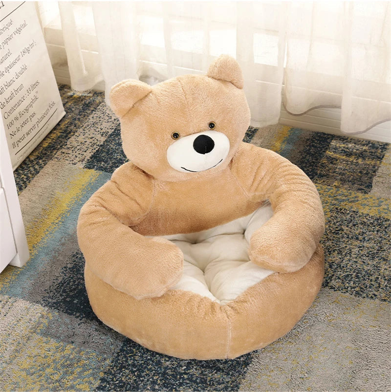 CuddleCub - Winter-hondbed van pluche in berenvorm