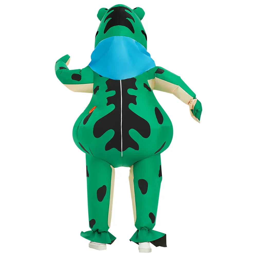Opblaasbaar Kikker Halloween Kostuum | Grappig Overmaat