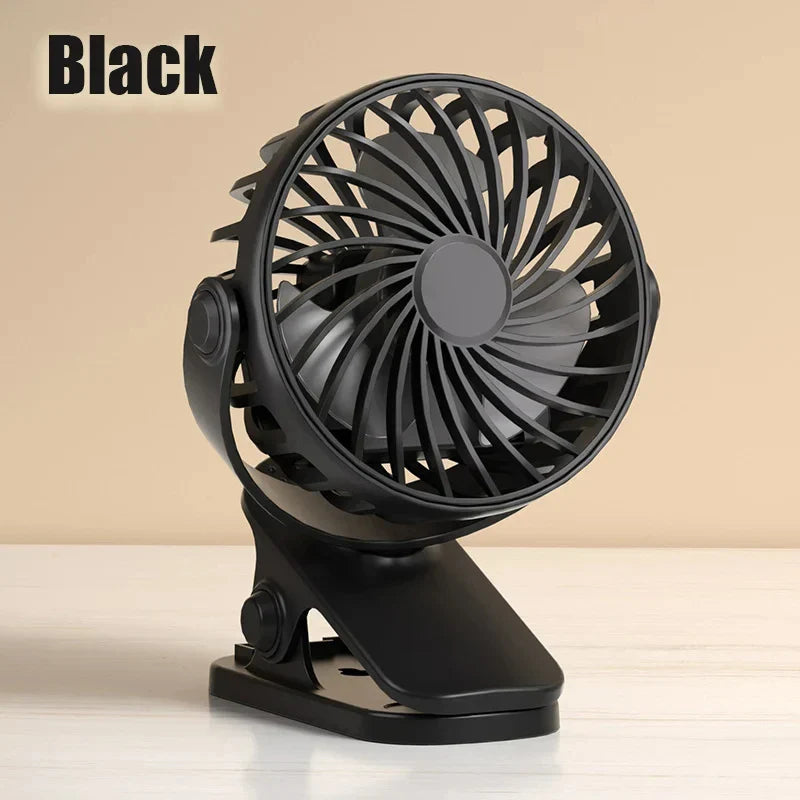 FlexiBreeze USB Ventilator | Draaibaar, draagbaar met 3 snelheden en nachtlampje