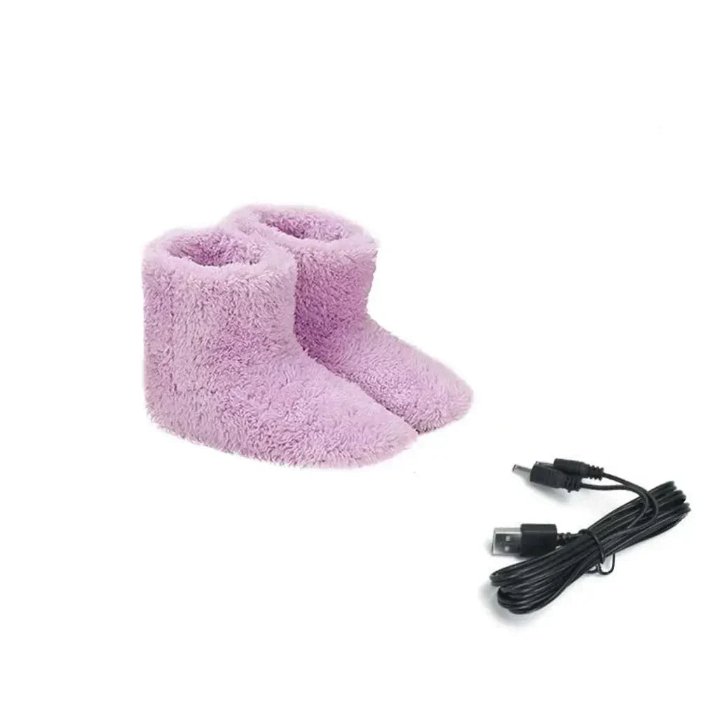 WarmEase USB verwarmde sloffen – Pluche wintercomfort met verstelbare warmte