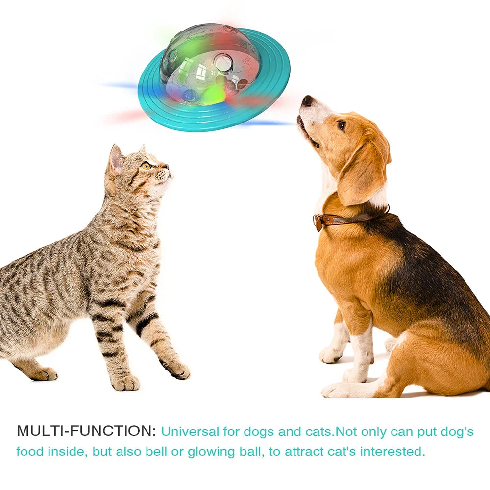 SmartPlay Disc Honden- & Katten Speelgoed | Interactieve Voederdispenser & Intelligentie Trainer | Frisbee & Slow Feeder