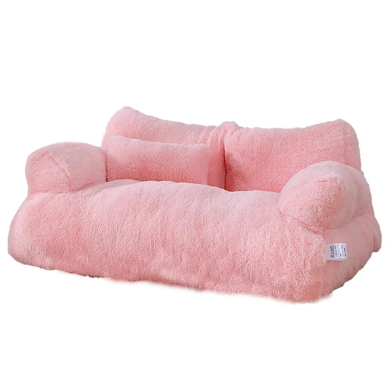 Sofalux Luxe Kattenbed - Pluche Warmte voor Katten & Kleine Honden, Winter Comfort