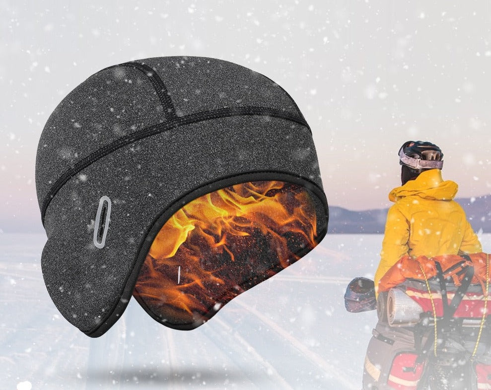 ThermoFit Wintermuts SlimShield – Rekbare windbeschermende sportmuts voor outdoor-activiteiten