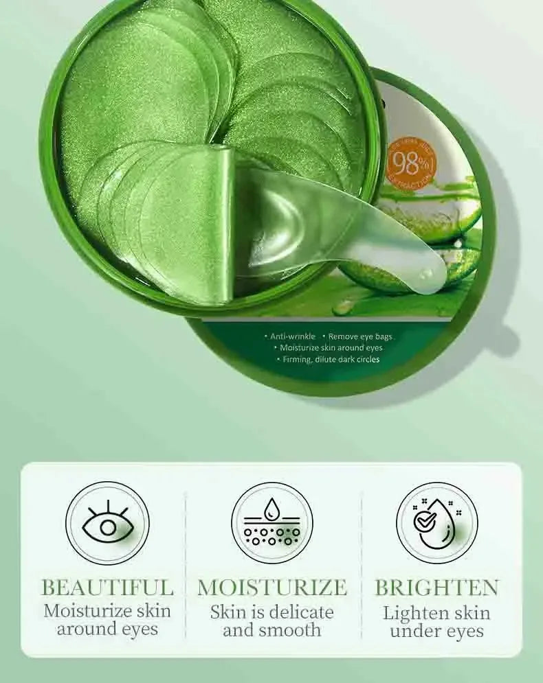 AloeGlow – Collageen Oogmaskers voor Donkere Kringen