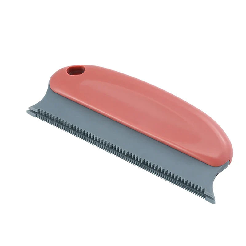 Fluffigob Pluis- & Dierenhaarverwijderaar Borstel | 2-in-1 Reiniging met Dubbele Kamstructuur | Voor Bank, Kleding, Tapijt | 15 × 6 × 2 cm