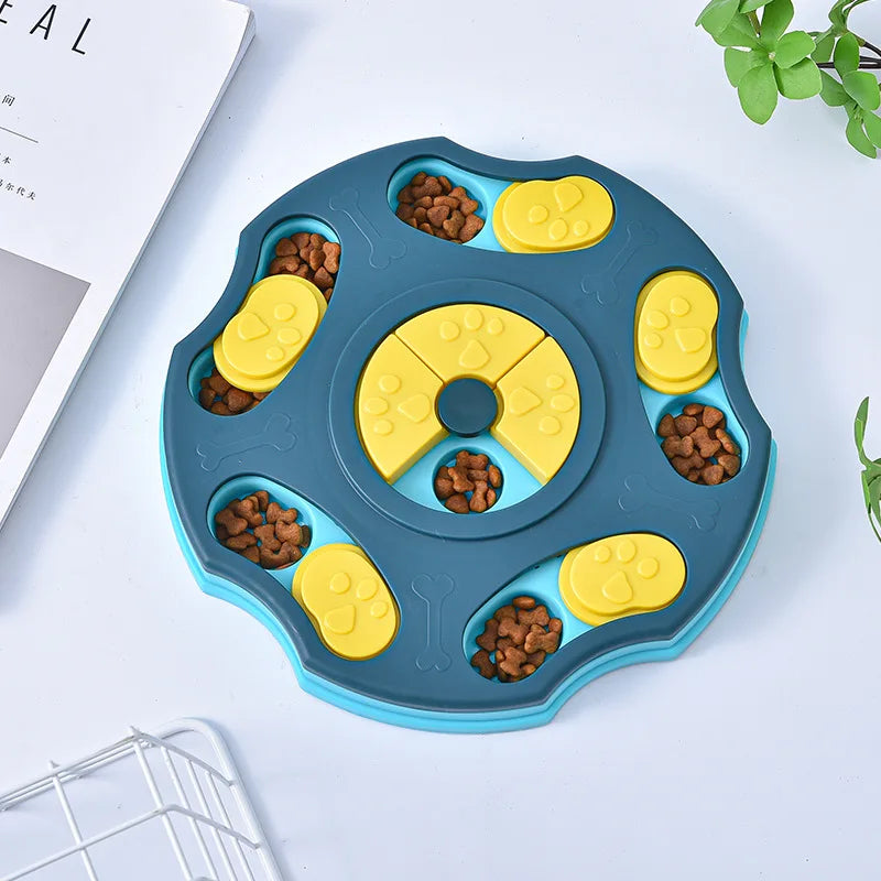 BrainBowl IQ | Intelligentiespeelgoed & Anti-Schrokbak voor Honden & Katten | Interactieve Voeding | Bevordert Geestelijke Fitheid & Langzaam Eten