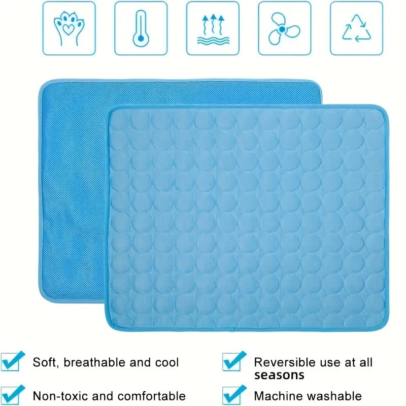 Kühlmatte ChillPaw voor honden & katten | Ademend & Wasbaar | Voor bank, mand en onderweg