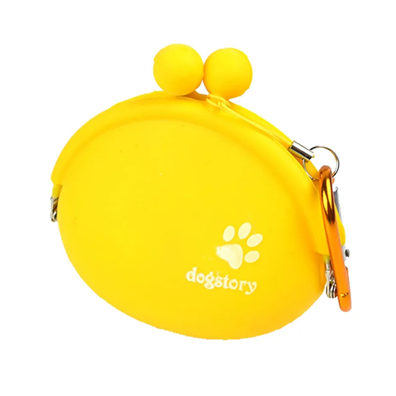Treatico Siliconen Snackzak voor Honden | Met Clip & Klittenband | Voor Training, Wandelen & Reizen | 9 × 9,5 cm