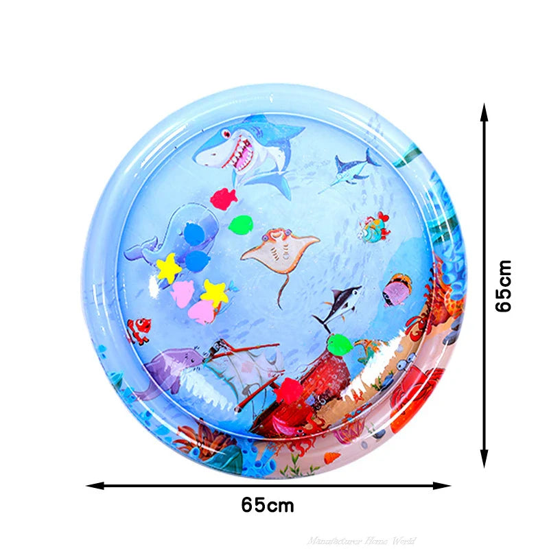 AquaPaws | Interactieve Waterspeelmat voor Katten & Honden | Koelende Zomer Speelmat | Opblaasbaar & Draagbaar | 65 cm / 100 cm