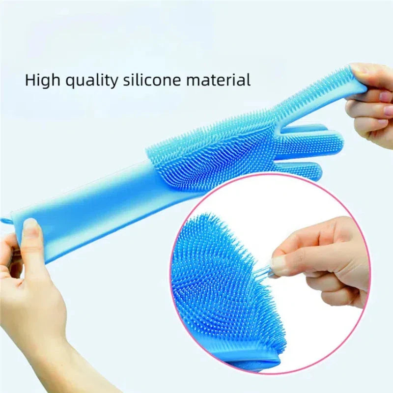 FELISPA SoftTouch Silikon-Badhandschoen voor Katten | Zachte Vachtverzorging & Massage | Shampoo-Borstel voor Huisdieren | 35×16 cm