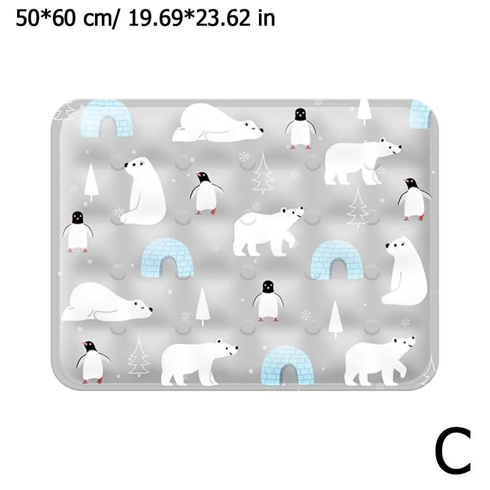 FrostPaws Koelmat voor Honden & Katten | Herbruikbaar & Gevuld met Gel | Voor Zomer & Reizen | PVC
