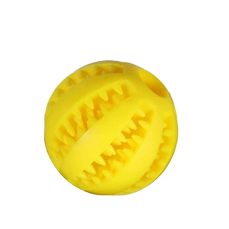 Hondenspeelbal ChewPlay FlexiBall | Interactief rubberen speelgoed met voerfunctie | Tandverzorging & Kauwen | Voor kleine honden