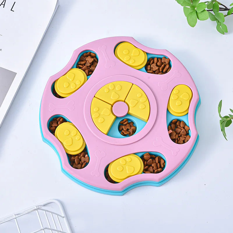 BrainBowl IQ | Intelligentiespeelgoed & Anti-Schrokbak voor Honden & Katten | Interactieve Voeding | Bevordert Geestelijke Fitheid & Langzaam Eten