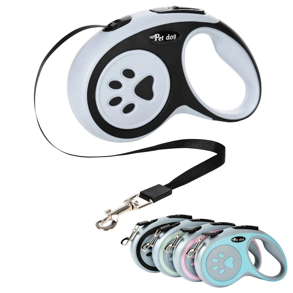 Hondenriem PawFlex | Automatisch Uittrekbaar | Nylon & ABS | Voor Kleine tot Grote Honden & Katten