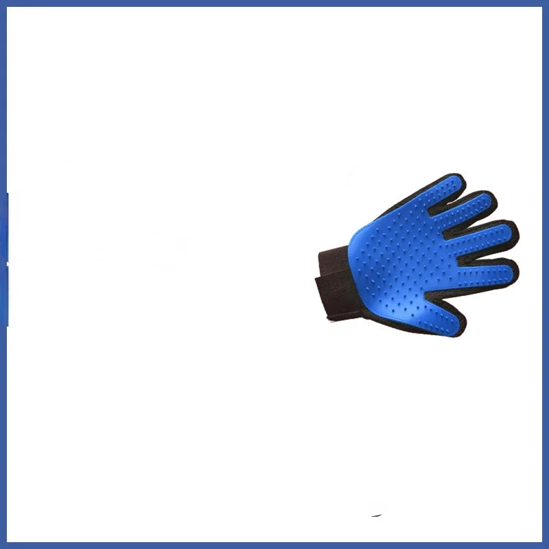 Furverzorgingshandschoen PawLiss TouchGlove | 5-Vinger-Massagehandschoen voor Honden & Katten | 23,2×17,2 cm | TPR & Mesh | Links of Rechts