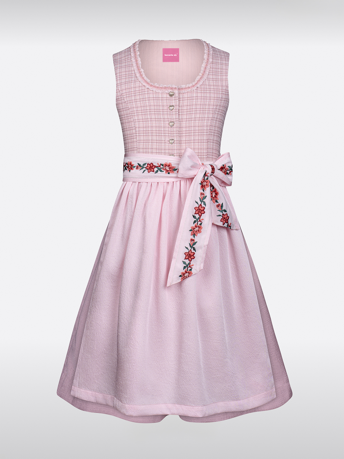 Kinder Rosa Dirndl