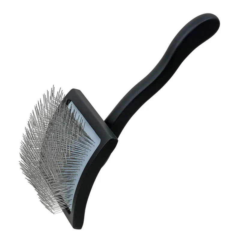 Natuurlijke Vachtverzorgingsborstel ProRake | Handmatige Haarverwijderingsborstel met Houten Handvat | Herbruikbaar & Duurzaam | 21×10 cm