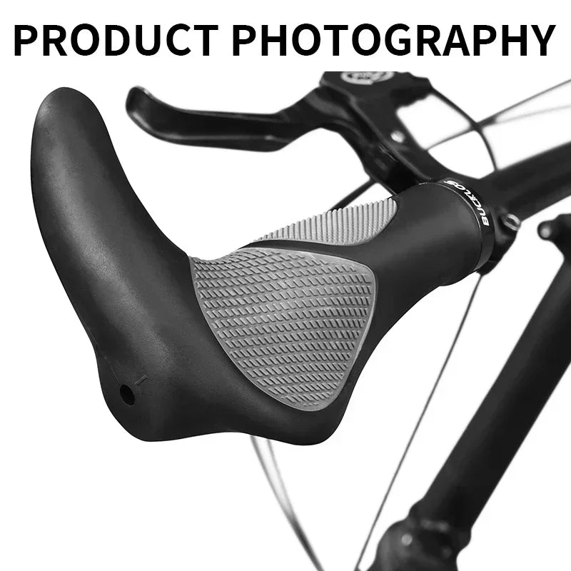 Ergonomische Mountainbike Handvatten met Schokabsorptie – Antislip Rubberen Handvatten voor Ultiem Comfort