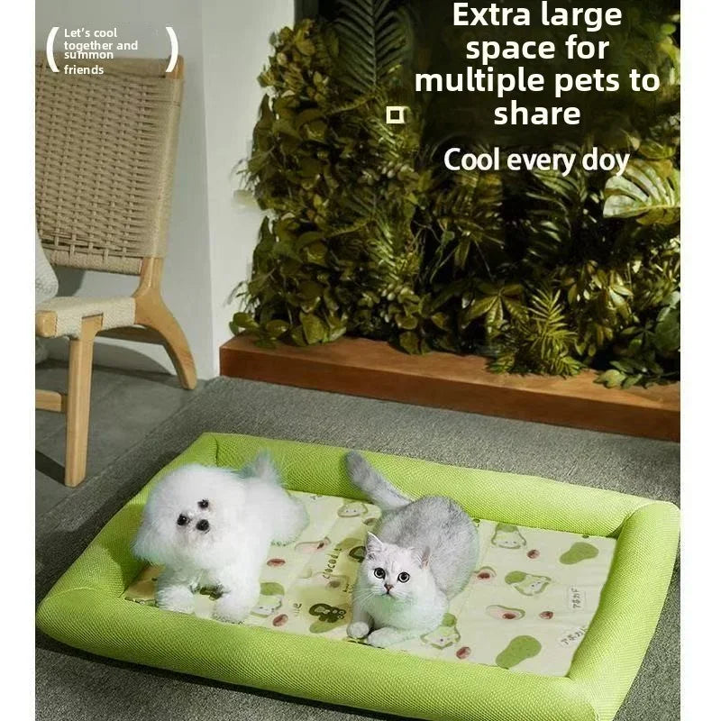 Kühlmatte Pawlino ChillPad | Zomermat voor Honden & Katten | Ademend & Fluffy | Voor kleine tot grote huisdieren