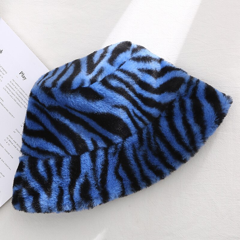 Fluweelzachte Wintermuts Luxe Pluche – Warme Unisex Bucket Hat voor Koude Dagen