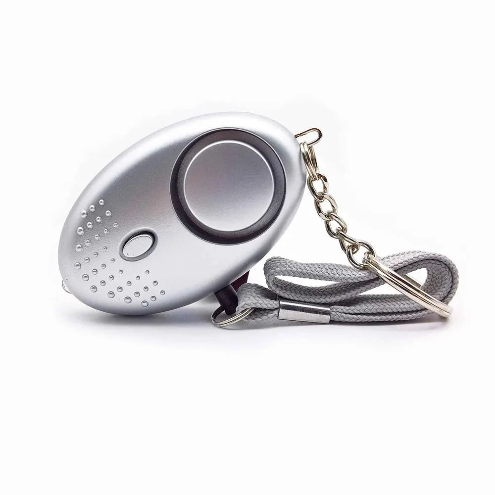 Persoonlijk veiligheidsalarm met LED-lamp (130 dB) – SafeSound