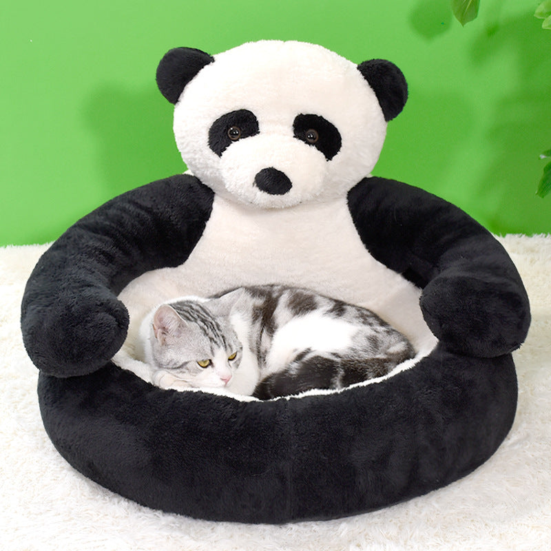 CuddleCub - Winter-hondbed van pluche in berenvorm