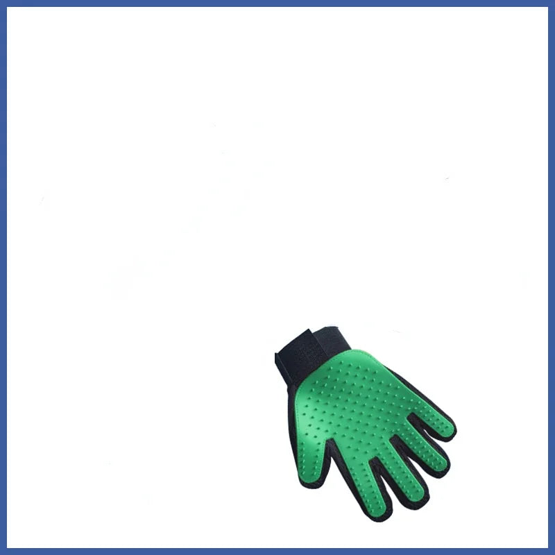 Furverzorgingshandschoen PawLiss TouchGlove | 5-Vinger-Massagehandschoen voor Honden & Katten | 23,2×17,2 cm | TPR & Mesh | Links of Rechts