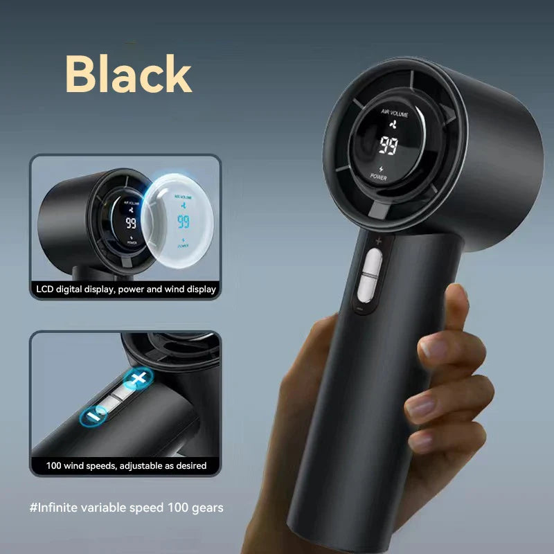 Ventomax Turbo Ventilator | Draagbare USB-vriendelijk ventilator voor kamperen en buitengebruik