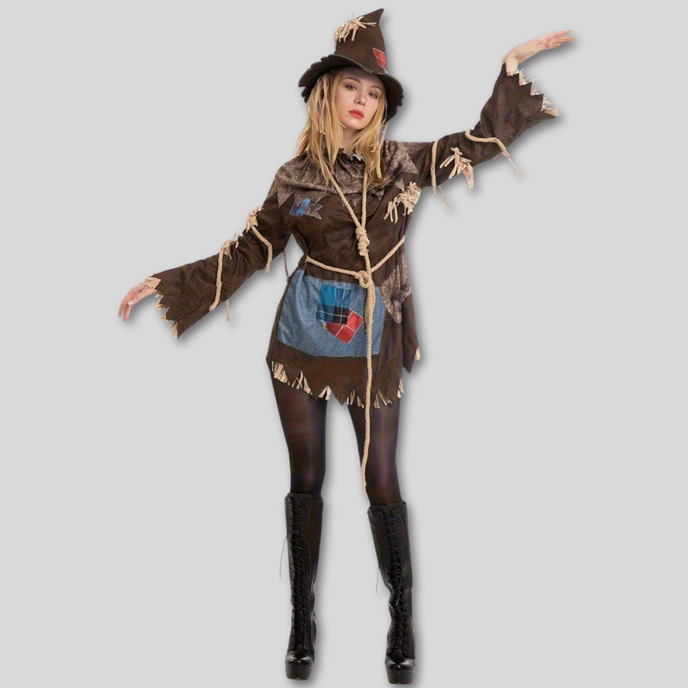 Heksenhoed Halloween Kostuum Polyester Hoed Touw Jurk