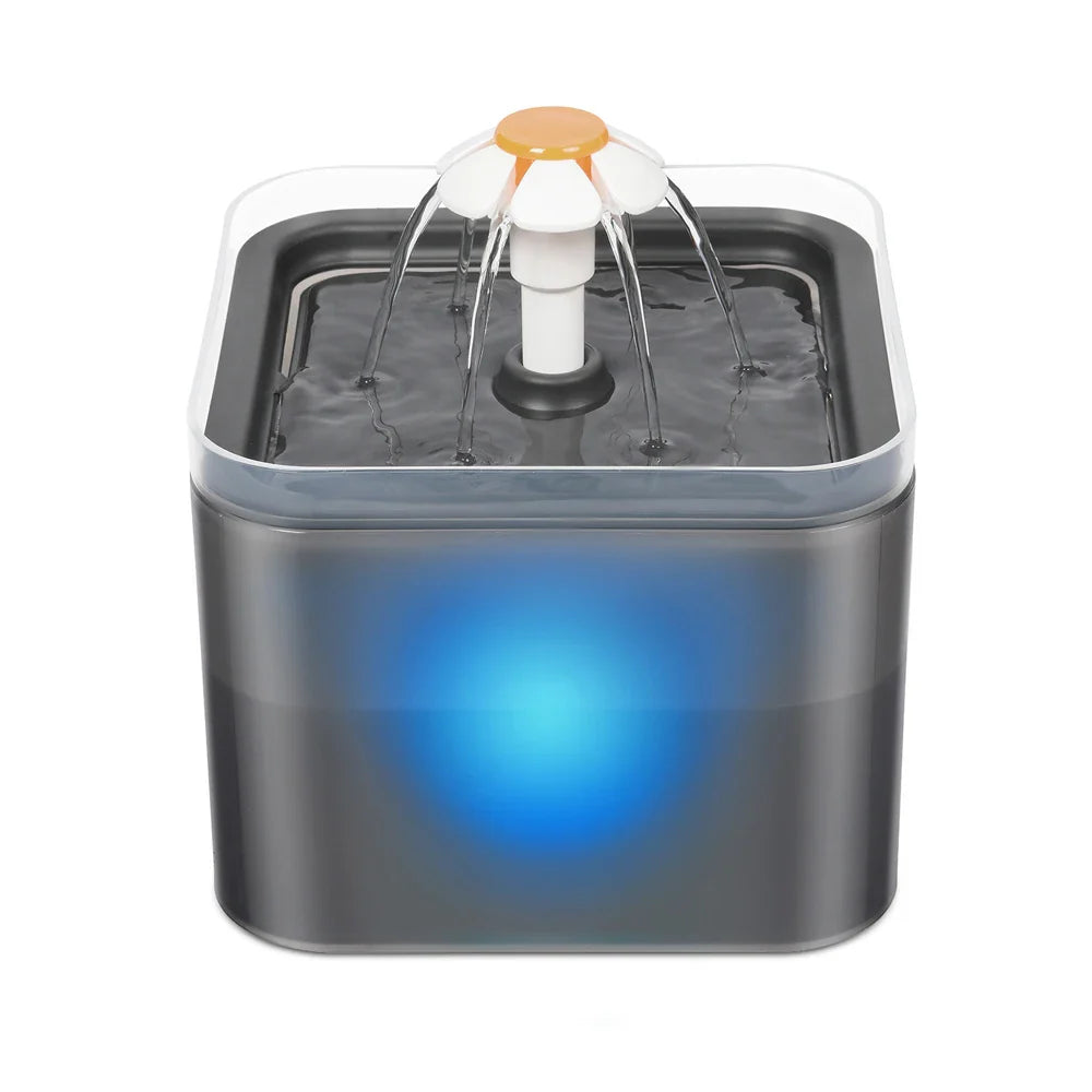AquaMiau Katten Drinkfontein 2L | 4-voudig Filtersysteem | LED & App-besturing | Ultra Stil