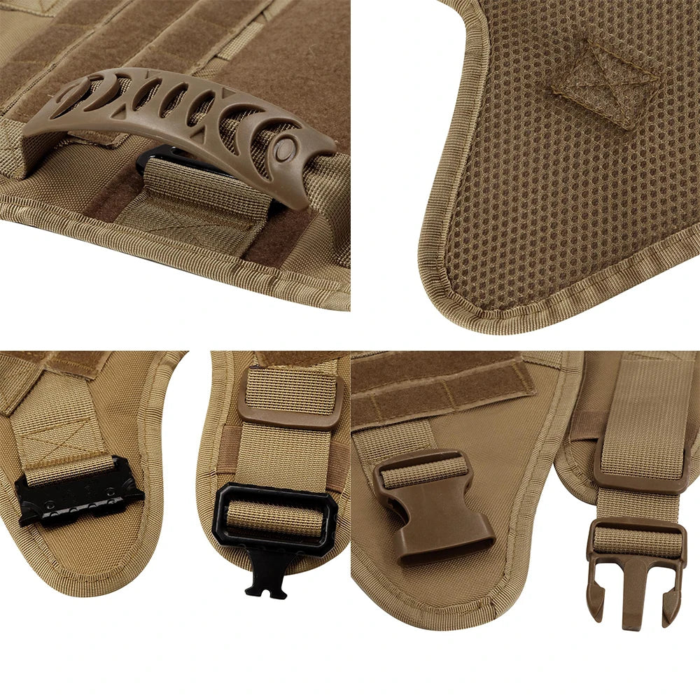 Guardpaw Tactische Hondenharnas met Handgreep - Duurzaam, Verstelbaar, Leash Set